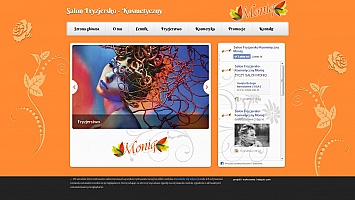 strony www - Salon Fryzjersko - Kosmetyczny Moniq